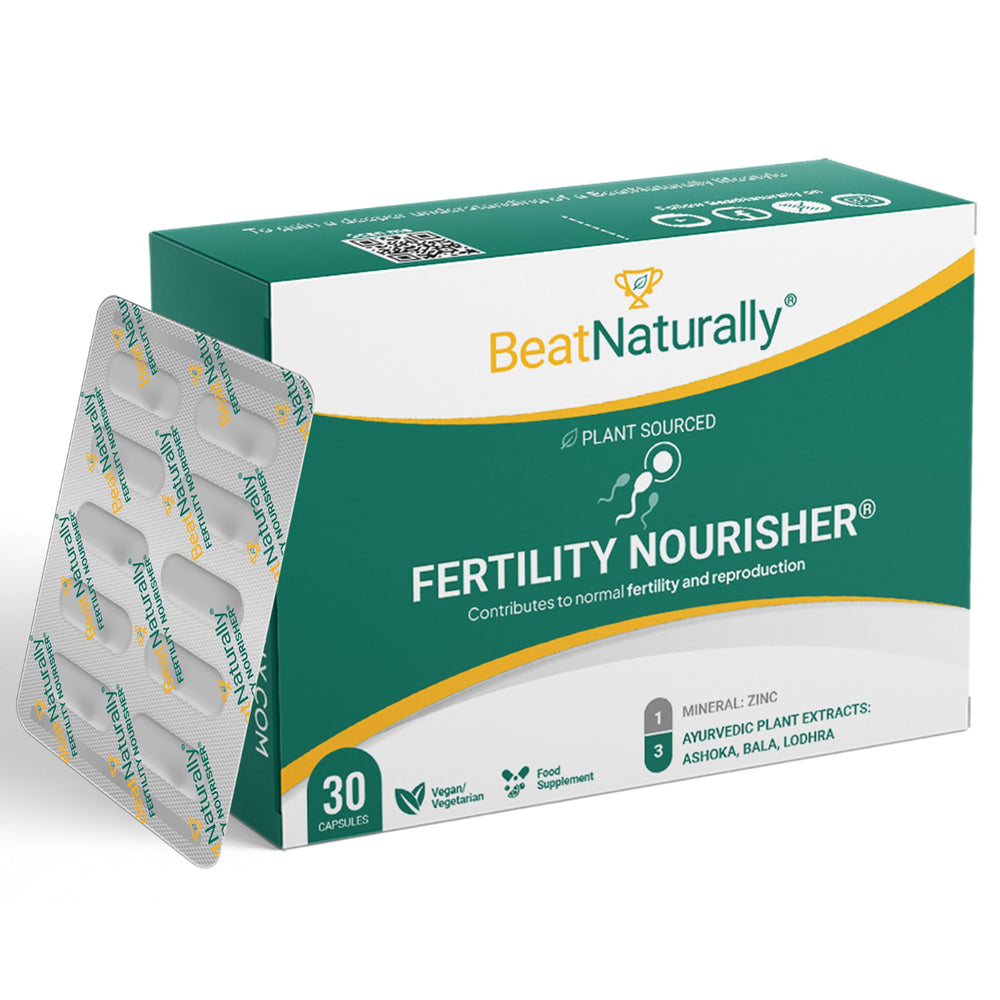 
                  
                    Fertility Nourisher Supplement with Zinc and Ayurvedic Extracts for Reproductive Health
                  
                