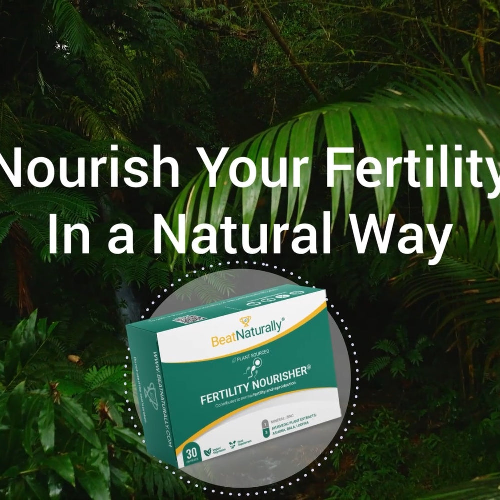 
                  
                    Load and play video in Gallery viewer, Fertility Nourisher Supplement with Zinc and Ayurvedic Extracts for Reproductive Health
                  
                