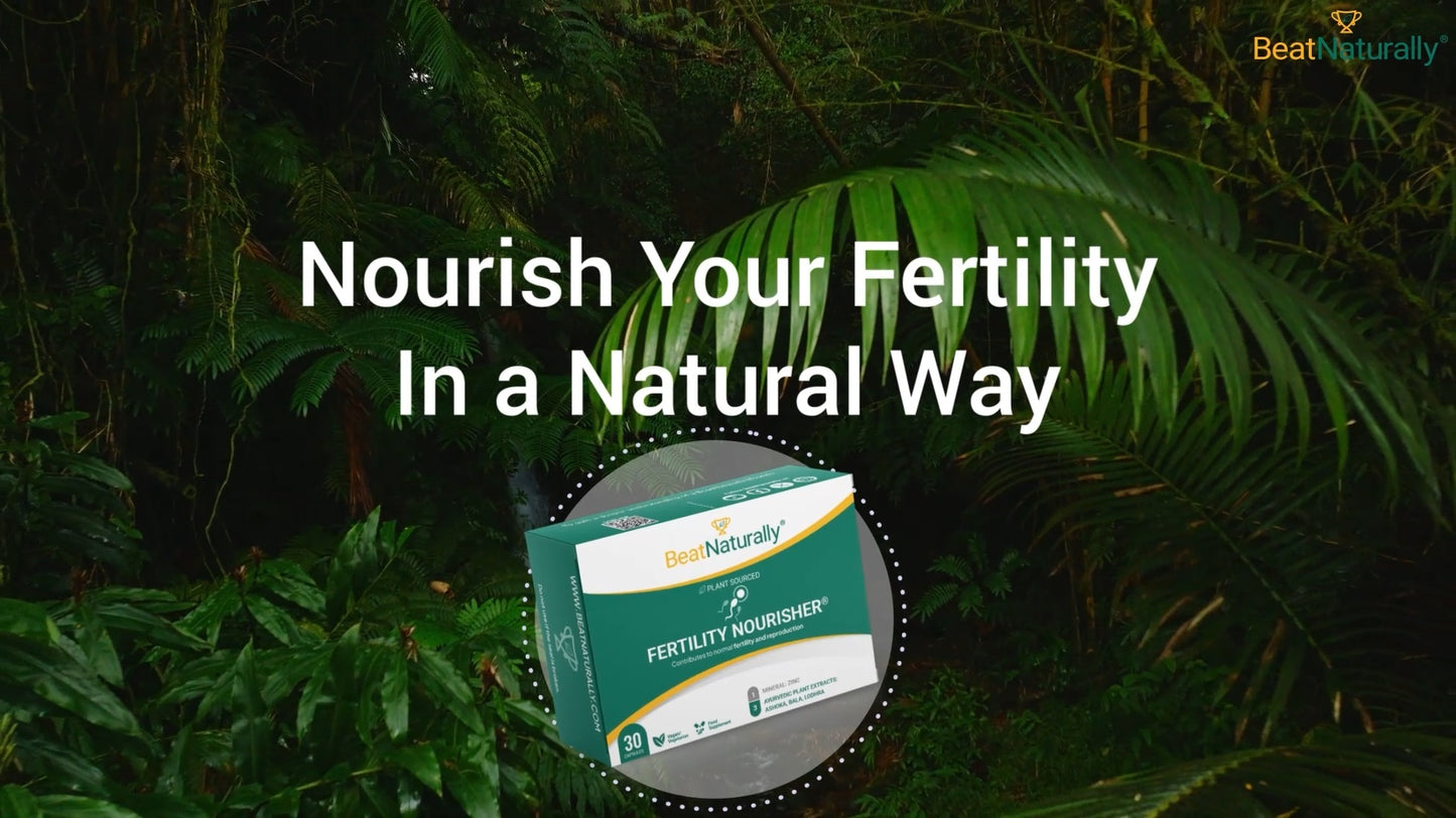 
                  
                    Load and play video in Gallery viewer, Fertility Nourisher Supplement with Zinc and Ayurvedic Extracts for Reproductive Health
                  
                